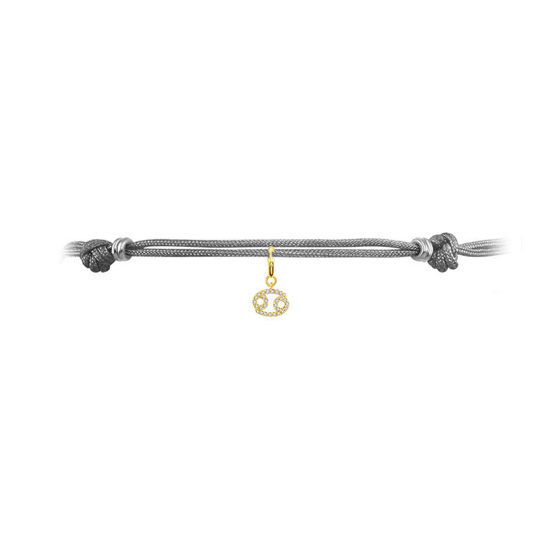 18k Gold Cancer Zodiac Sign Diamond Charms - Genevieve Collection