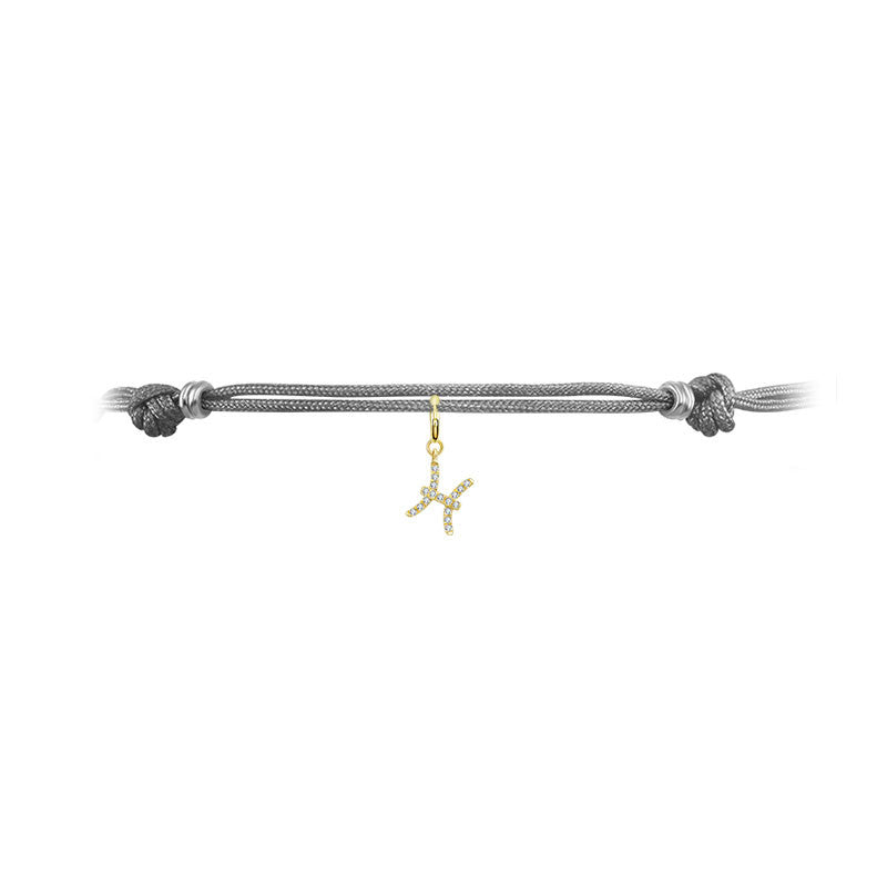 18k Gold Pisces Zodiac Sign Diamond Charms - Genevieve Collection