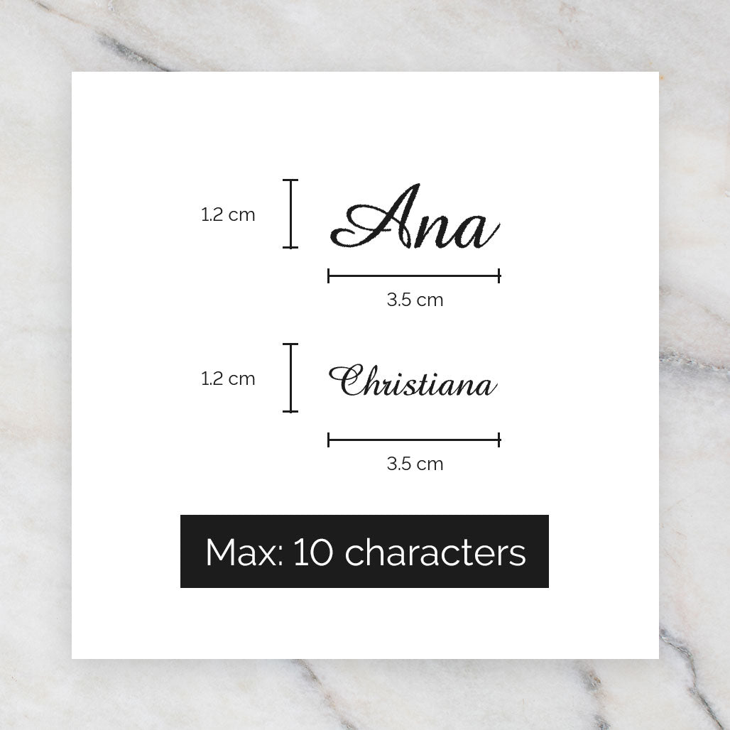18k Gold Personalized Name 18k Gold (Full Filled) Diamond Necklace - Genevieve Collection