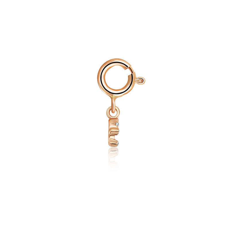 18k Gold Libra Zodiac Sign Diamond Charms - Genevieve Collection