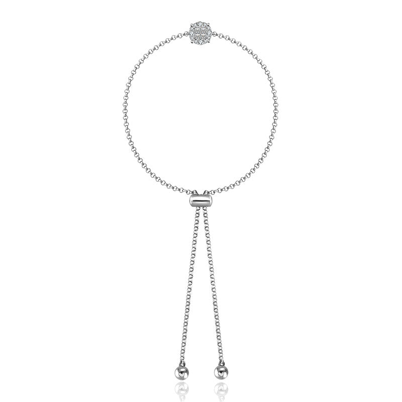 18k Gold Adjustable Diamond Bracelet - Genevieve Collection