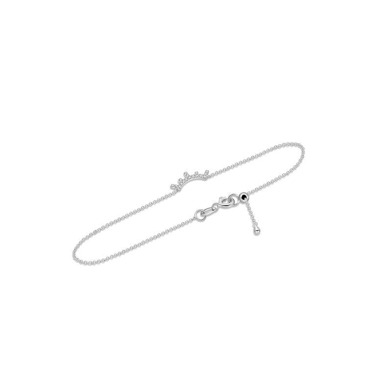 18k Gold Eyelash Shape Diamond Bracelet - Genevieve Collection
