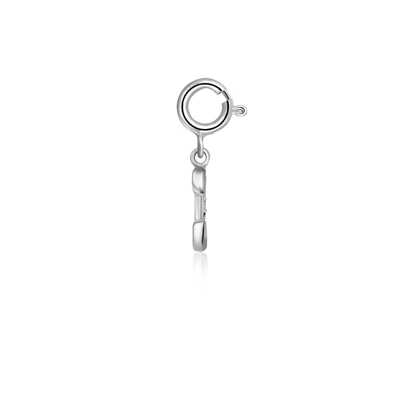 18k Gold Letter "C" Diamond Charms - Genevieve Collection
