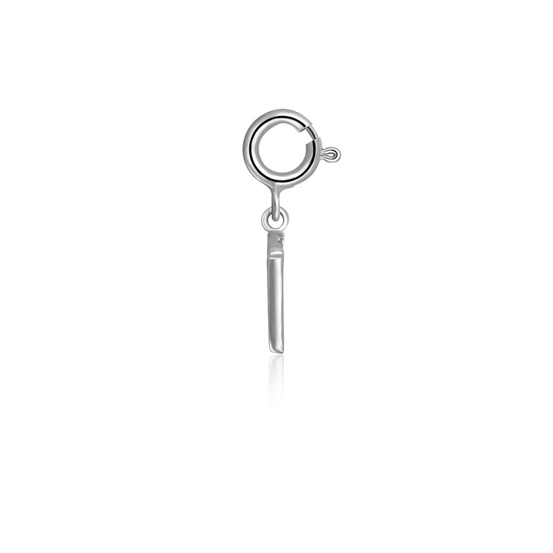 18k Gold Letter "N" Diamond Charms - Genevieve Collection