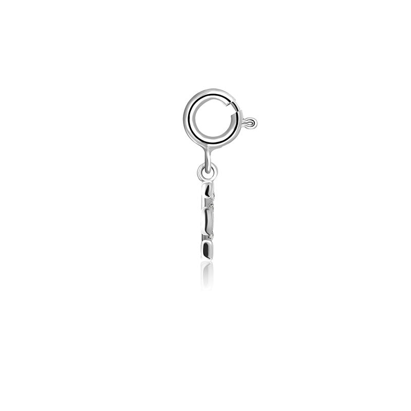 18k Gold Letter "E" Diamond Charms - Genevieve Collection
