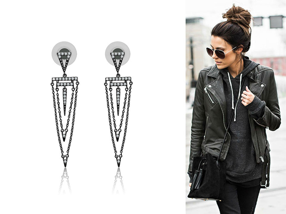 How To Match Jewelry With Your Fashion Style - Rocker Chic - Genevieve Collection