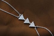 18k Gold Arrow Shape 2 Way Diamond Bracelet - Genevieve Collection