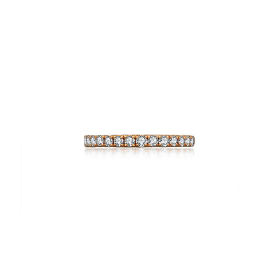 18k Gold Line Diamond Ring - Genevieve Collection