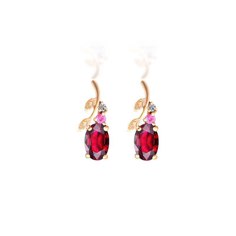 18k Gold Petite Fleur Earring - Genevieve Collection