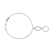 18k Gold Mysterious Eye Hand Bracelet (2 Ways) - Genevieve Collection