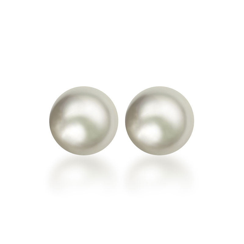 18k Gold Pearl Stud Mix And Match Earring - Genevieve Collection