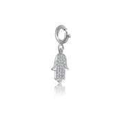 18k Gold Hand Shape Diamond Charms - Genevieve Collection