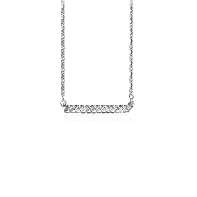 18k Gold Line Diamond Necklace - Genevieve Collection