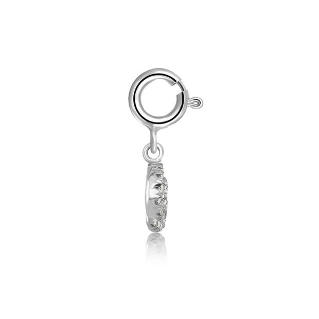 18k Gold Cancer Zodiac Sign Diamond Charms - Genevieve Collection