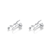 18k Gold Citrus Blossom Long Earring - Genevieve Collection