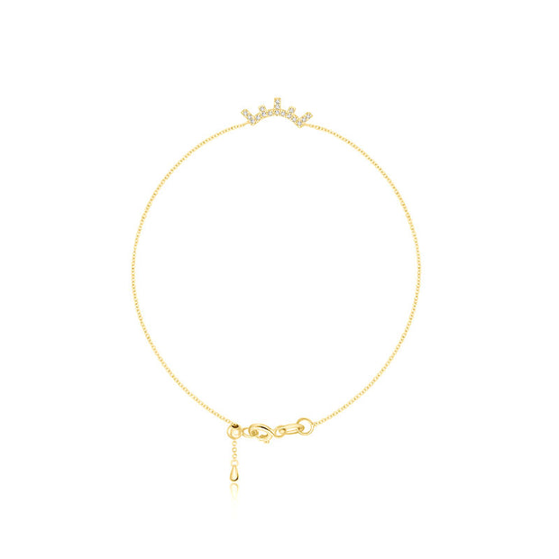 18k Gold Eyelash Shape Diamond Bracelet - Genevieve Collection