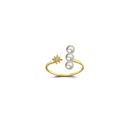 (Limited 10 sets) Pearl Necklace & Ring Bundle - Genevieve Collection