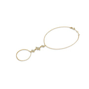 18k Gold Star Shape 2 Way Diamond Bracelet - Genevieve Collection