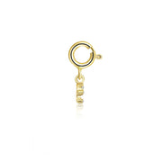 18k Gold Libra Zodiac Sign Diamond Charms - Genevieve Collection
