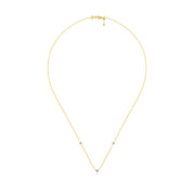 18k Gold Trianlgle Shape Diamond Necklace / Choker - Genevieve Collection