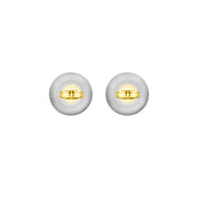18k Gold Diamond Arrow Upward Earring - Genevieve Collection